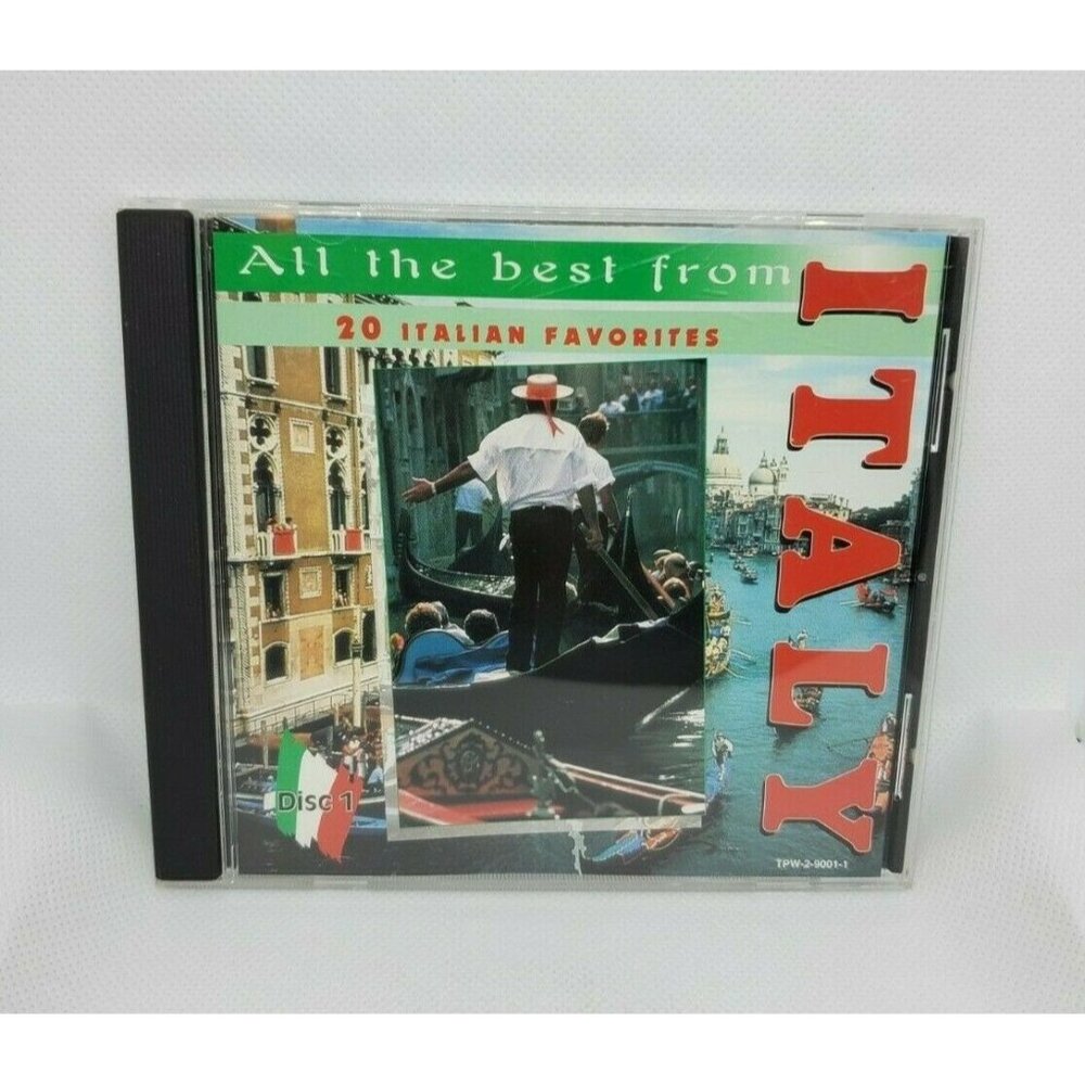 1996 All The Best From Italy: 40 Italian Favorites 1 Disk No Scratches Clean